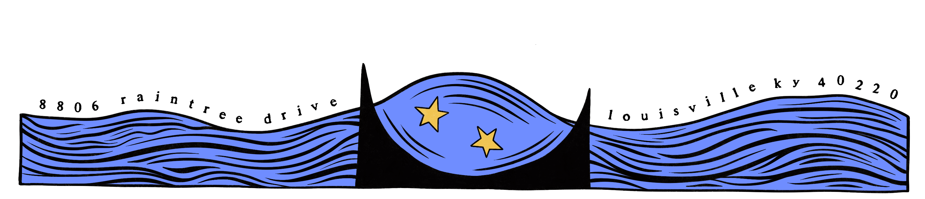 drawing with address of event